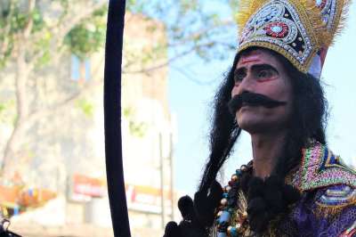 Dusshera 拉万 印度人 十 文化 庆典 节日 印度教