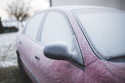 车 冻结 冬天 寒冷的 雪 汽车