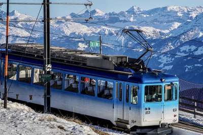 全景 山 冬天 阿尔卑斯山 冬季景观 雾之海 多雾路段 雪 雪景
