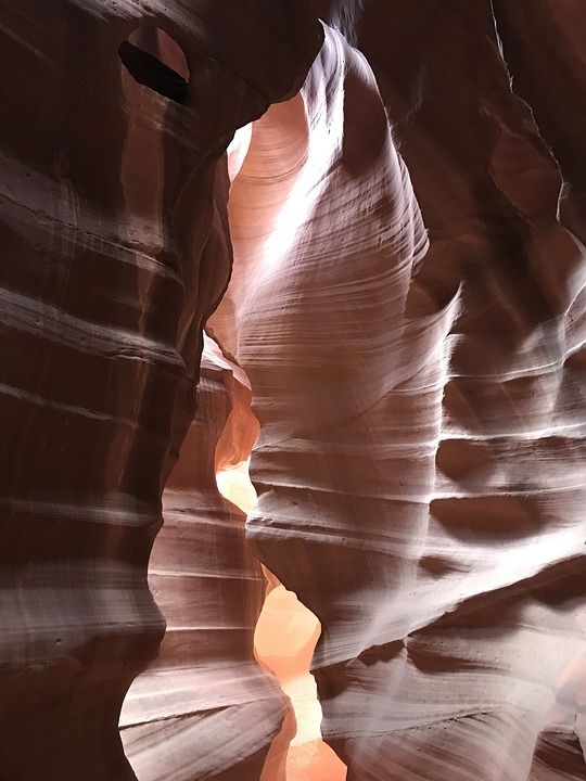 上位于关峡谷 亚利桑那 美国 旅游景点 峡谷 沙漠 砂 风光