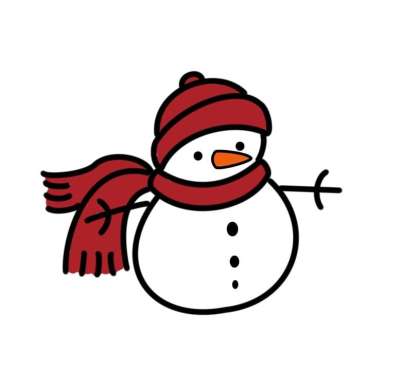 雪人 帽 冬天
