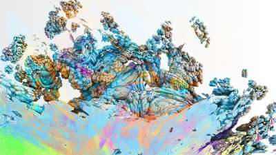 分形 梦 幻想 使成为 数学 曼德球 凉爽的 抽象 背景 作品