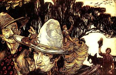 童话 童话故事 着迷了 幻想 书籍插图 优质的 阿瑟·拉克汉姆