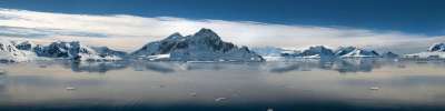 全景图像 全景 雪 自然 景观 冬天 冰淇淋 山 天堂 寒冷的