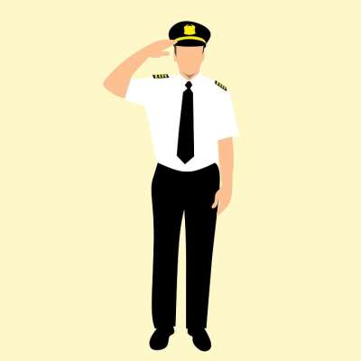 航空公司 徽章 帽 队长 白种人 衣服 全体人员 剪出 肩章