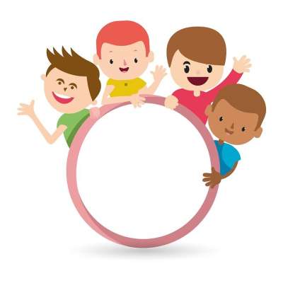朋友 男孩 女孩 孩子 剪贴画的 可爱的 设计 课堂 学习