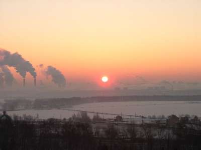 寒冷的 冬天 太阳 早晨 工厂 季节 冰 冻结 霜 户外