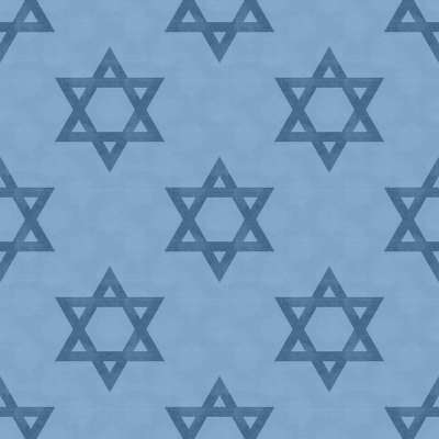 大卫之星 Magen David 犹太人 犹太教 蓝色的 天蓝色