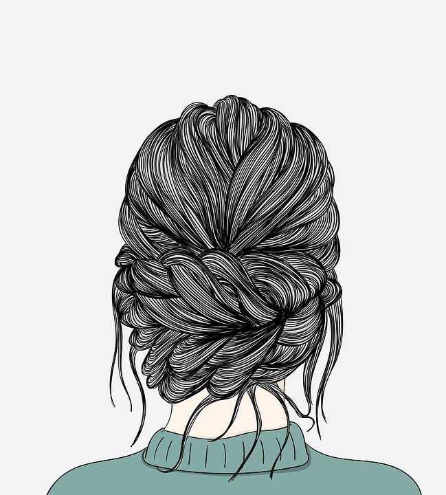 发型 美丽 女孩 女士 女性 时尚 头发 美丽的 风格 肖像