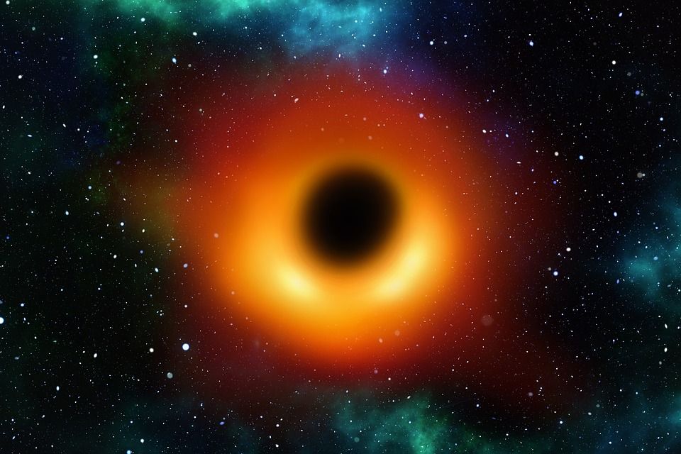 黑洞, 伪造的, 抽象的, Photoshop, 空间, 宇宙, 星系