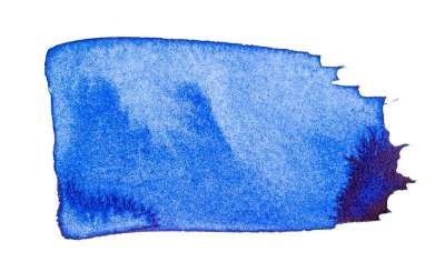 蓝色的 水彩 画 抽象 质地 孤立 艺术 中风 设计 绘画