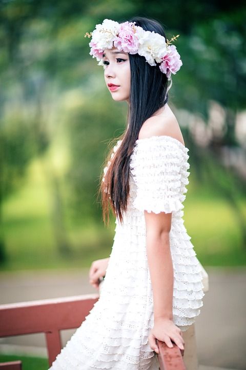模型 时尚 女孩 时装模特 年轻 女士 肖像
