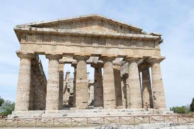 饮料 意大利 古老的 Salerno 建筑学 寺庙 废墟 观光
