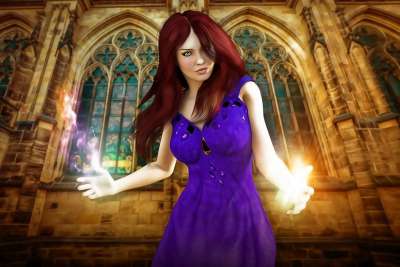 巫婆 巫师 女士 女性 年轻 中世纪 魔法 哥特 黑暗的 神秘