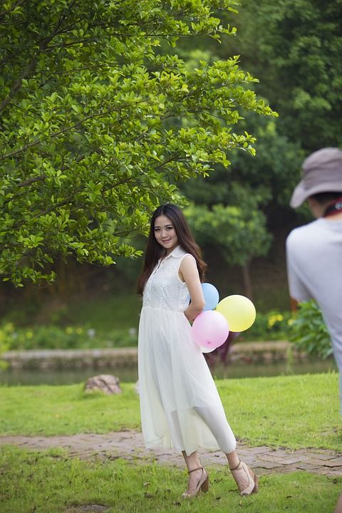修图 美女 拍照