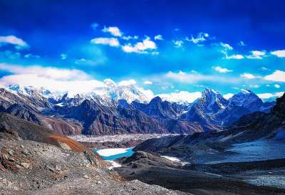 珠穆朗玛峰大本营 山 珠穆朗玛峰 尼泊尔 徒步旅行 登山 景观