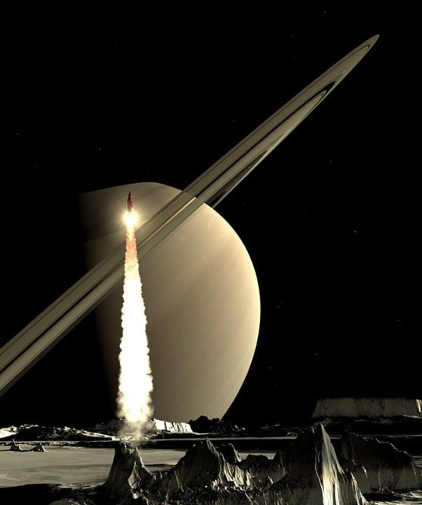 火箭发射 土星 火箭 土星环 卡西尼阶 月亮 月球景观 加速