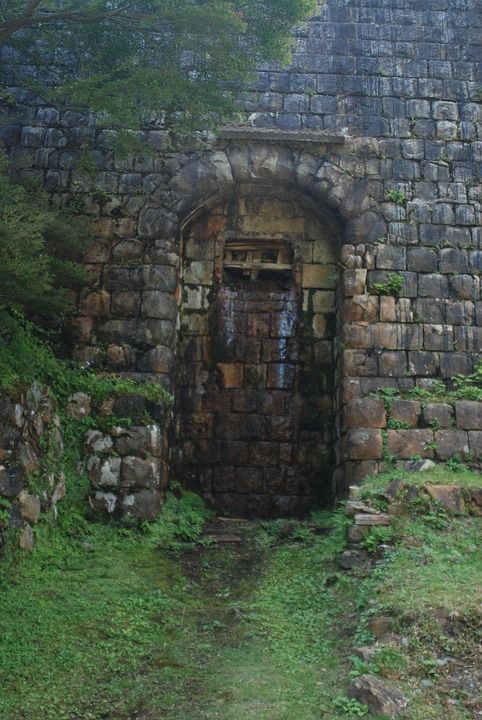 历史景点 建造 别子铜矿 集中器废墟 矿井遗迹 东平