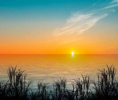 日落 自然 海 海滩 海洋 黄昏 天堂 目的地 户外 旅行