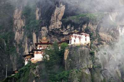 老虎巢 修道院 Bhuddist 佛教 不丹 帕罗 巢 结构 佛