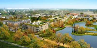 沉降 别墅 渲染 可视化 建筑学 可视化 3D 建筑可视化 景观