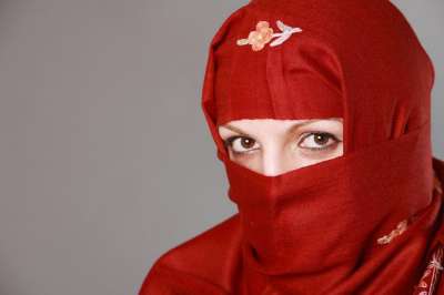 Muslima 穆斯林妇女 眼睛 时尚 传统 衣服 文化 相信