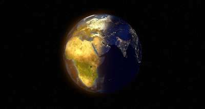 世界 地球 天 夜晚 太阳 星星 黑暗 光 阴阳 阴 杨