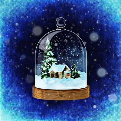 冬天 雪球 雪 寒冷的 乐趣 蓝色的 十二月 圣诞节 圣诞装饰