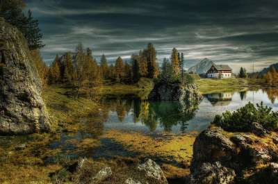 大自然壁纸 自然壁纸 高清壁纸 浪漫 Bergsee 景观 自然