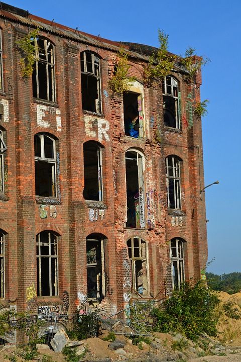 丢失的地方 工厂 工业厂房 Pforphoto 弃 老的 工业建筑