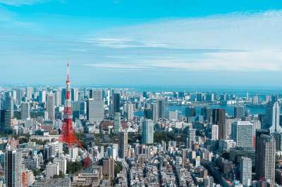 东京塔 东京 日本 塔 城市景观 天际线 摩天大楼 结构 建筑物