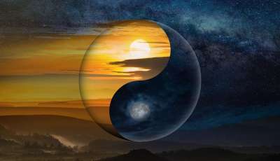 阴阳 业力 冥想 松弛 日月 星座运势 放松 景观 空间 晚上