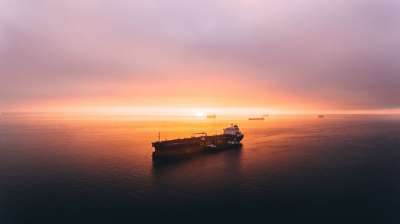 船 货物 旅行 水 运输 海 海洋 天空 地平线 日落