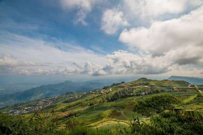 天空 山 富达博 游客 地形 泰国 户外的 旅游景点 亚洲
