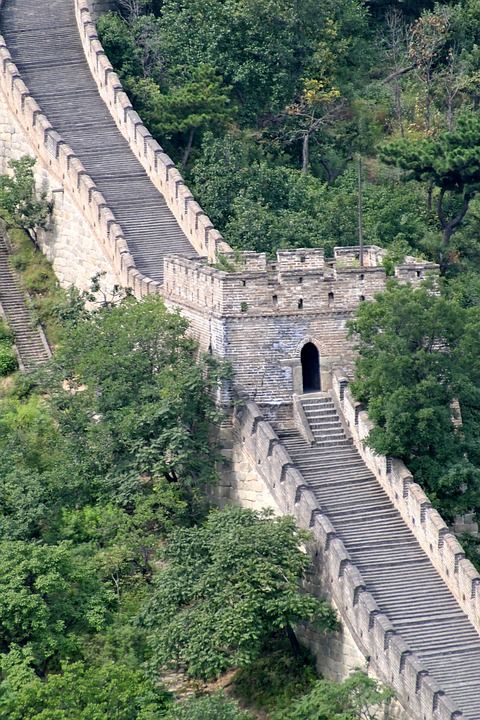 中国人 墙 大 长城 观光 建造 北京 吸引力 旅行 地标