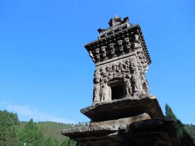 寺庙 宝塔 佛教徒 结构 历史 废墟 古老的 中国 文化