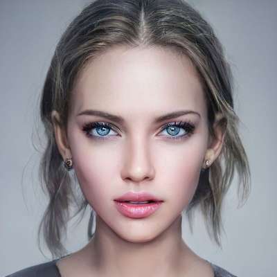 女孩 肖像 金发女郎 女士 化妆品 年轻女子 发型 蓝眼睛 凝视