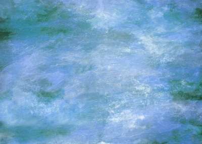 绘 质地 蓝色的 绿色 景观 海景 覆盖 厚涂 现代的