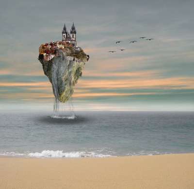 作曲 岛 水 海 湖 岩石 海岸 海滩 海洋Photoshop