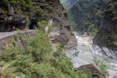 台湾 太鲁阁 山 河 谷 峡谷 国家的 旅游 景点 风景