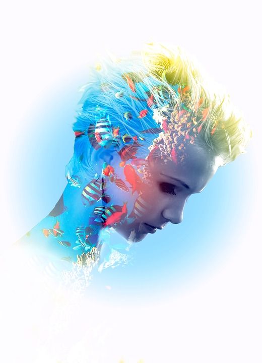 脸 女士 女性 女孩 艺术 抽象 双重接触 数字的 机器人壁纸