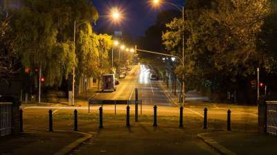 街道 墨尔本 澳大利亚 都会 夜晚 城市 灯光 灯 点亮