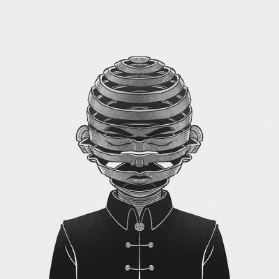 男人 僵尸 爬行 卡通片 绘画 想象力 幻想 创造力 画画