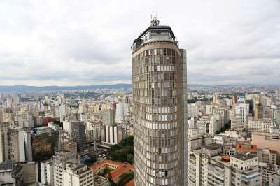 建设意大利 航拍 建筑学 圣保罗市中心 旅游景点 Vista 建筑