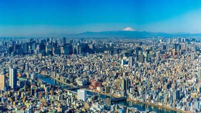 东京 日本 城市 亚洲 富士 城市的 建筑 山 东京 东京