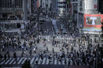 涩谷 路口 城市景观 户外的 建造 东京 Shibuya交叉 日本