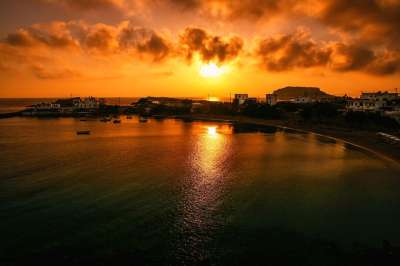 Lefkos 卡尔帕索斯岛 希腊 景观 夏天 假期 旅行 海滩