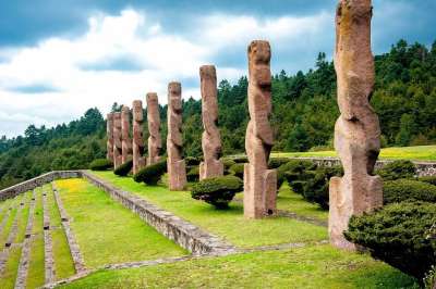 建筑学 墨西哥 特莫亚 Prehispanic 景观