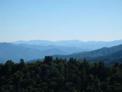 黑烟山 田纳西州 景观 荒野 阿巴拉契亚