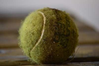 球 网球 肮脏的 Amaillo 运动 黄色 行使 体育 领域
